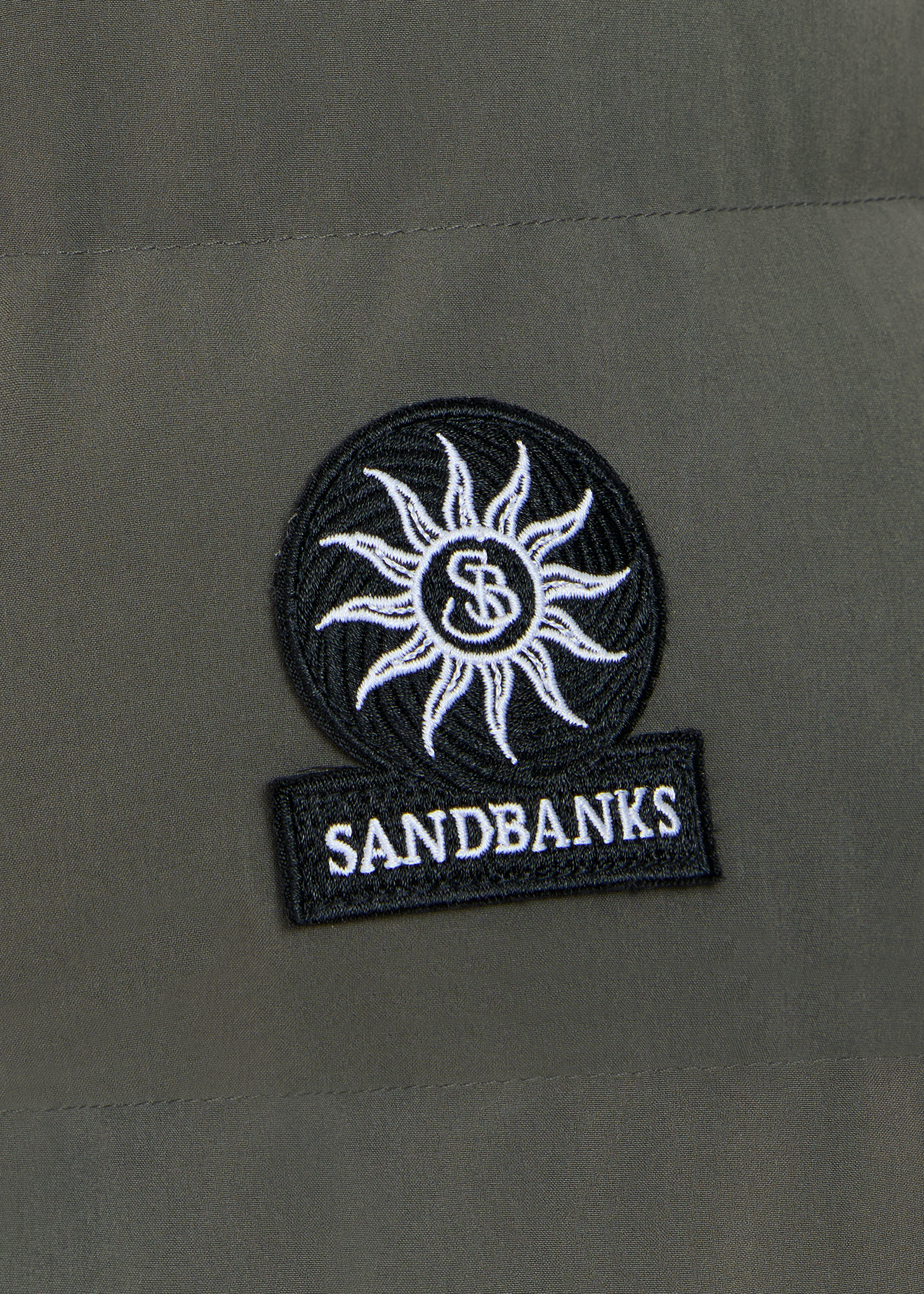 Sandbanks Banks Puffer Jacket - Khaki - Sandbanks