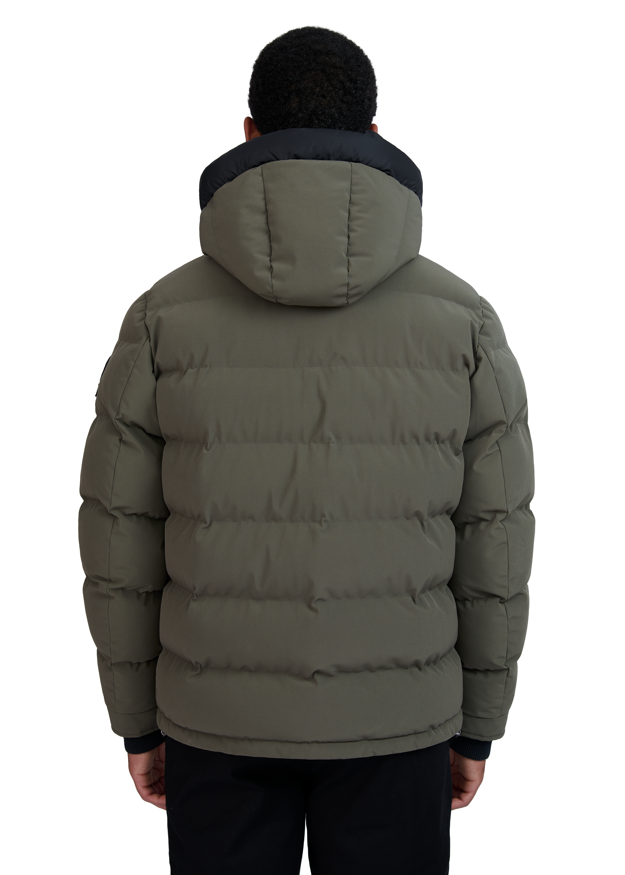 Sandbanks Banks Puffer Jacket - Khaki - Sandbanks