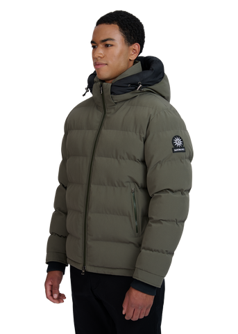 Sandbanks Banks Puffer Jacket - Khaki
