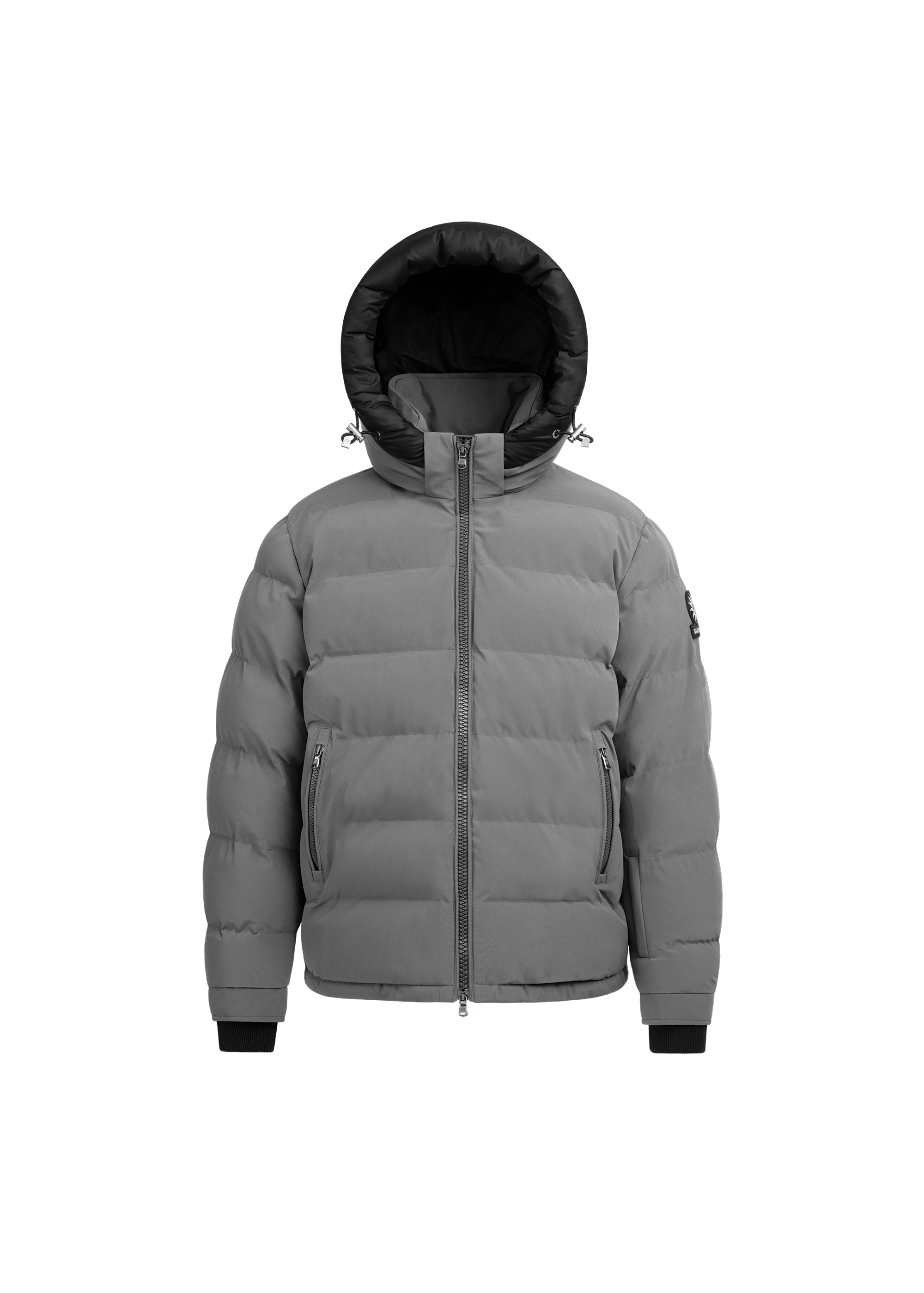 Sandbanks Banks Puffer Jacket - Light Grey - Sandbanks