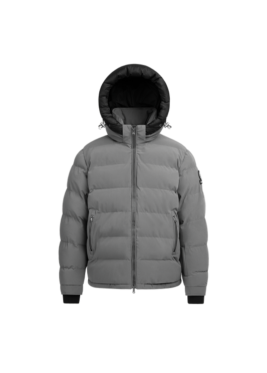 Sandbanks Banks Puffer Jacket - Light Grey - Sandbanks