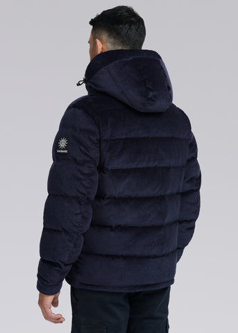 Sandbanks Banks Puffer Jacket - Navy Cord