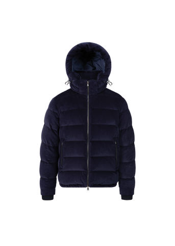 Sandbanks Banks Puffer Jacket - Navy Cord