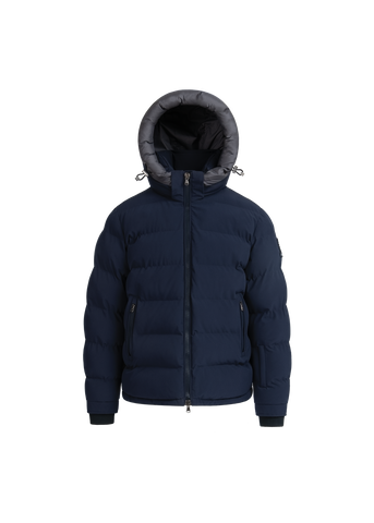 Sandbanks Banks Puffer Jacket - Navy - Sandbanks