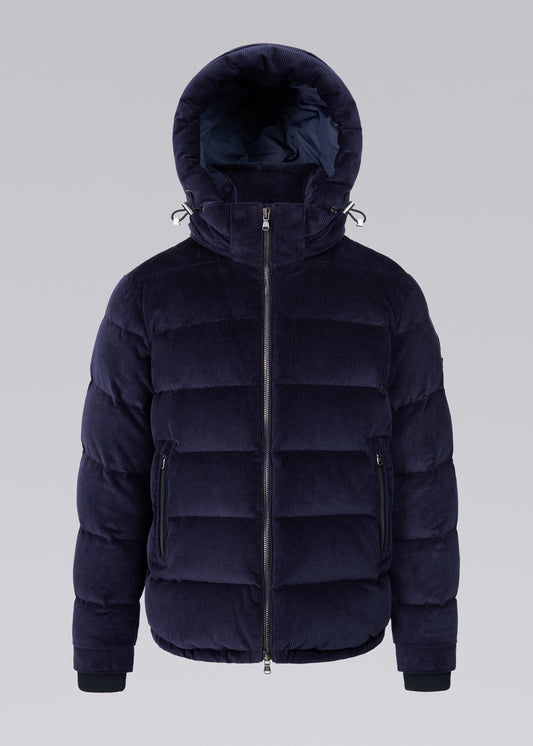 Sandbanks Banks Puffer Jacket - Navy Cord