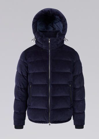 Sandbanks Banks Puffer Jacket - Navy Cord