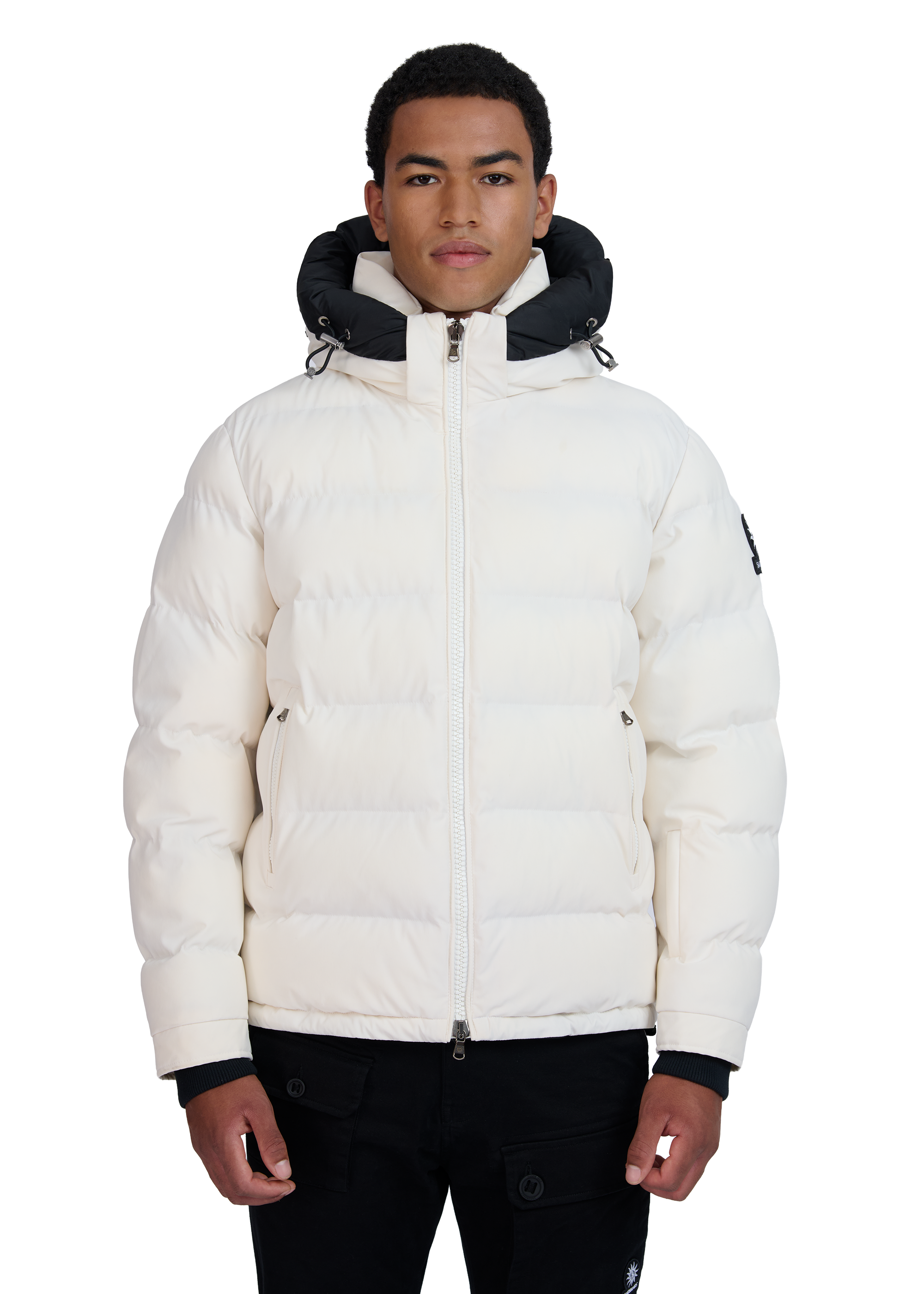 Sandbanks Banks Puffer Jacket - Off-White - Sandbanks