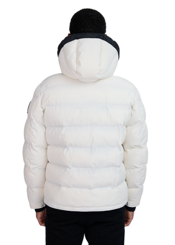 Sandbanks Banks Puffer Jacket - Off-White