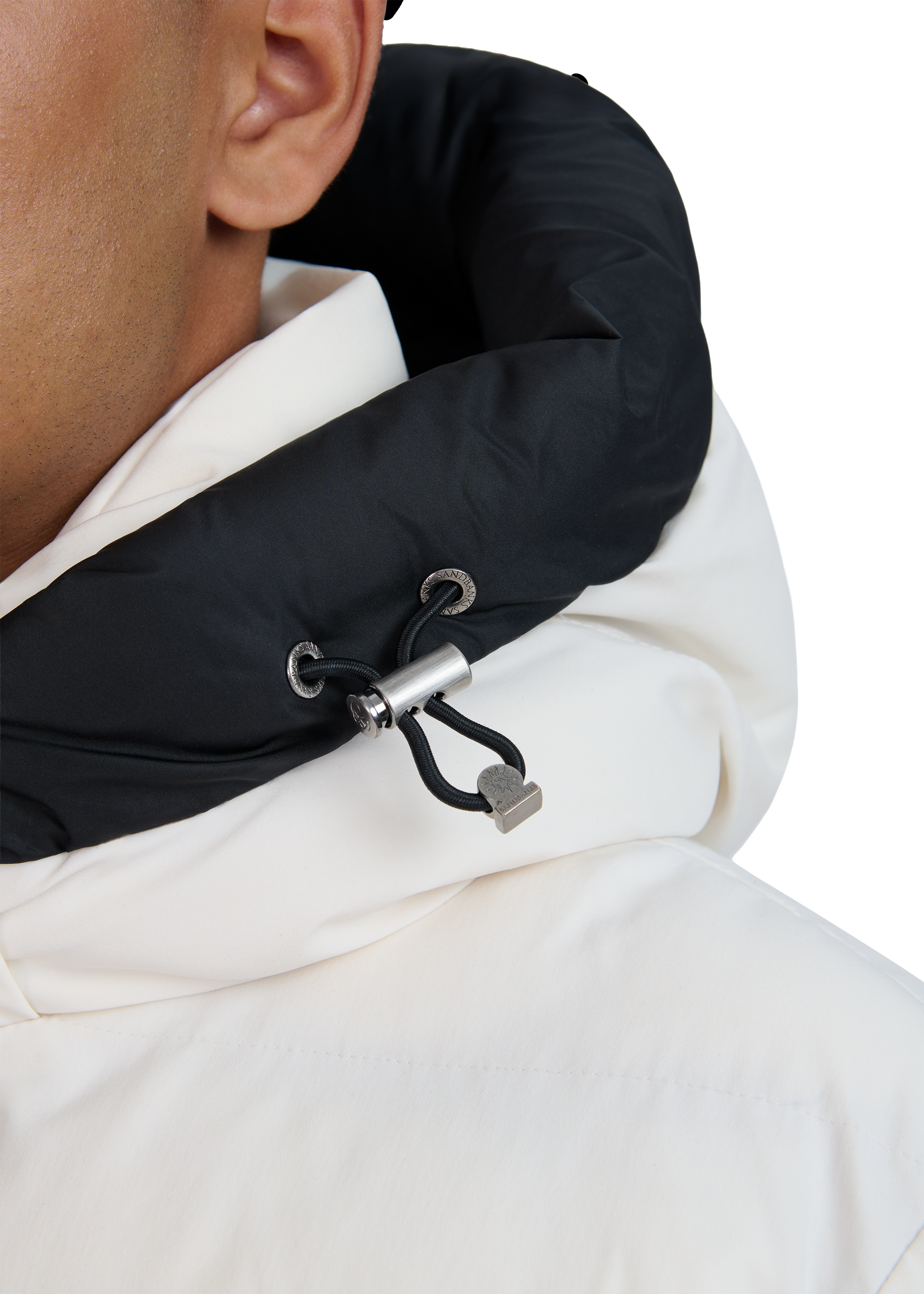 Sandbanks Banks Puffer Jacket - Off-White - Sandbanks