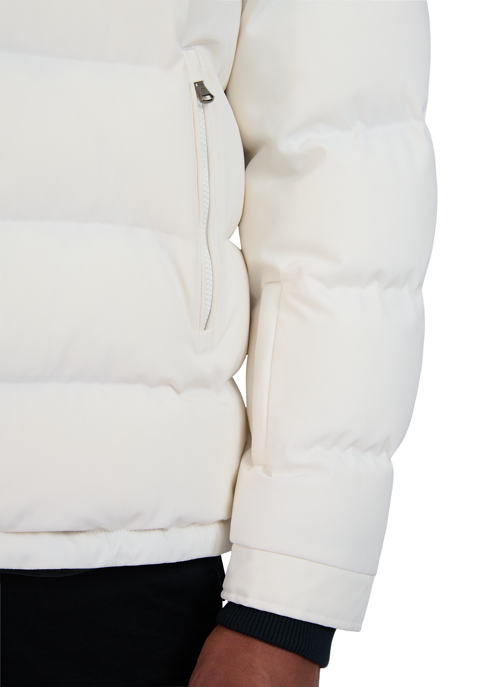 Sandbanks Banks Puffer Jacket - Off-White - Sandbanks