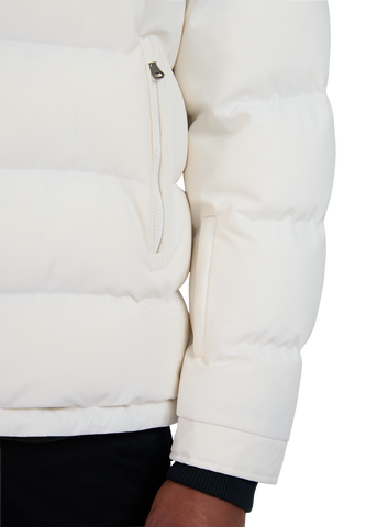Sandbanks Banks Puffer Jacket - Off-White