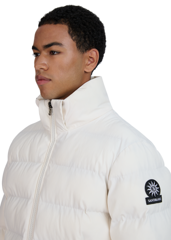 Sandbanks Banks Puffer Jacket - Off-White