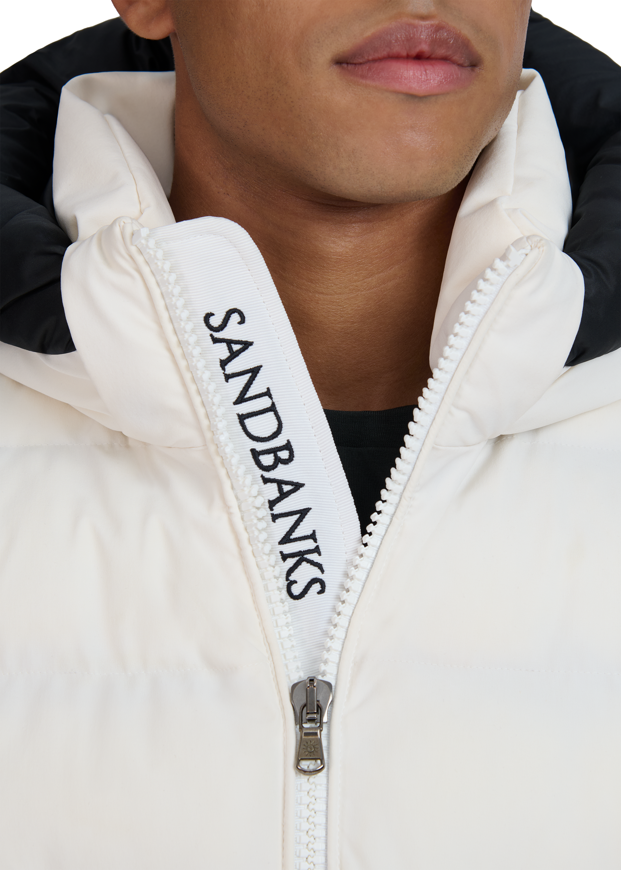 Sandbanks Banks Puffer Jacket - Off-White - Sandbanks