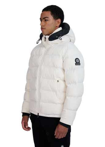 Sandbanks Banks Puffer Jacket - Off-White
