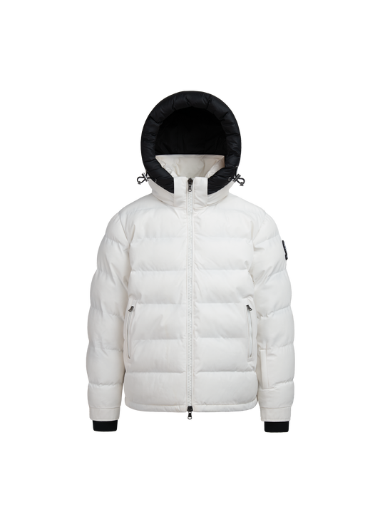 Sandbanks Banks Puffer Jacket - Off-White