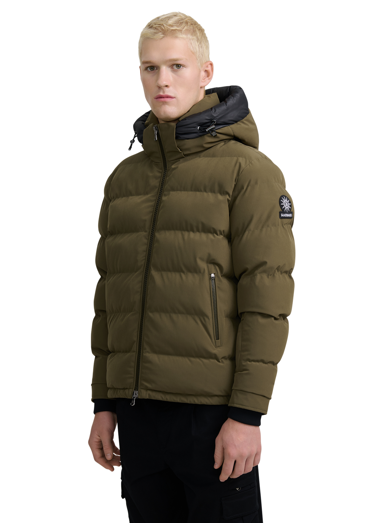 Sandbanks Banks Puffer Jacket - Olive