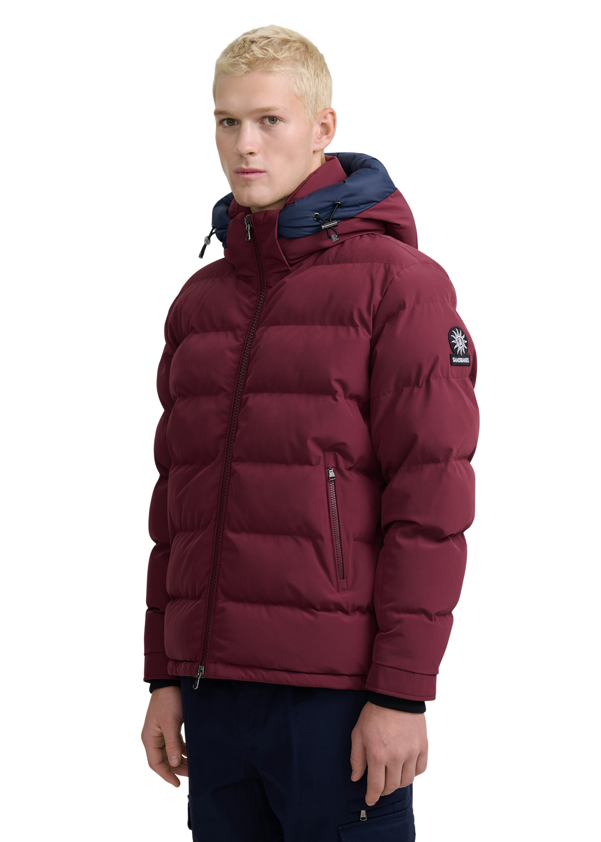 Sandbanks Banks Puffer Jacket - Port
