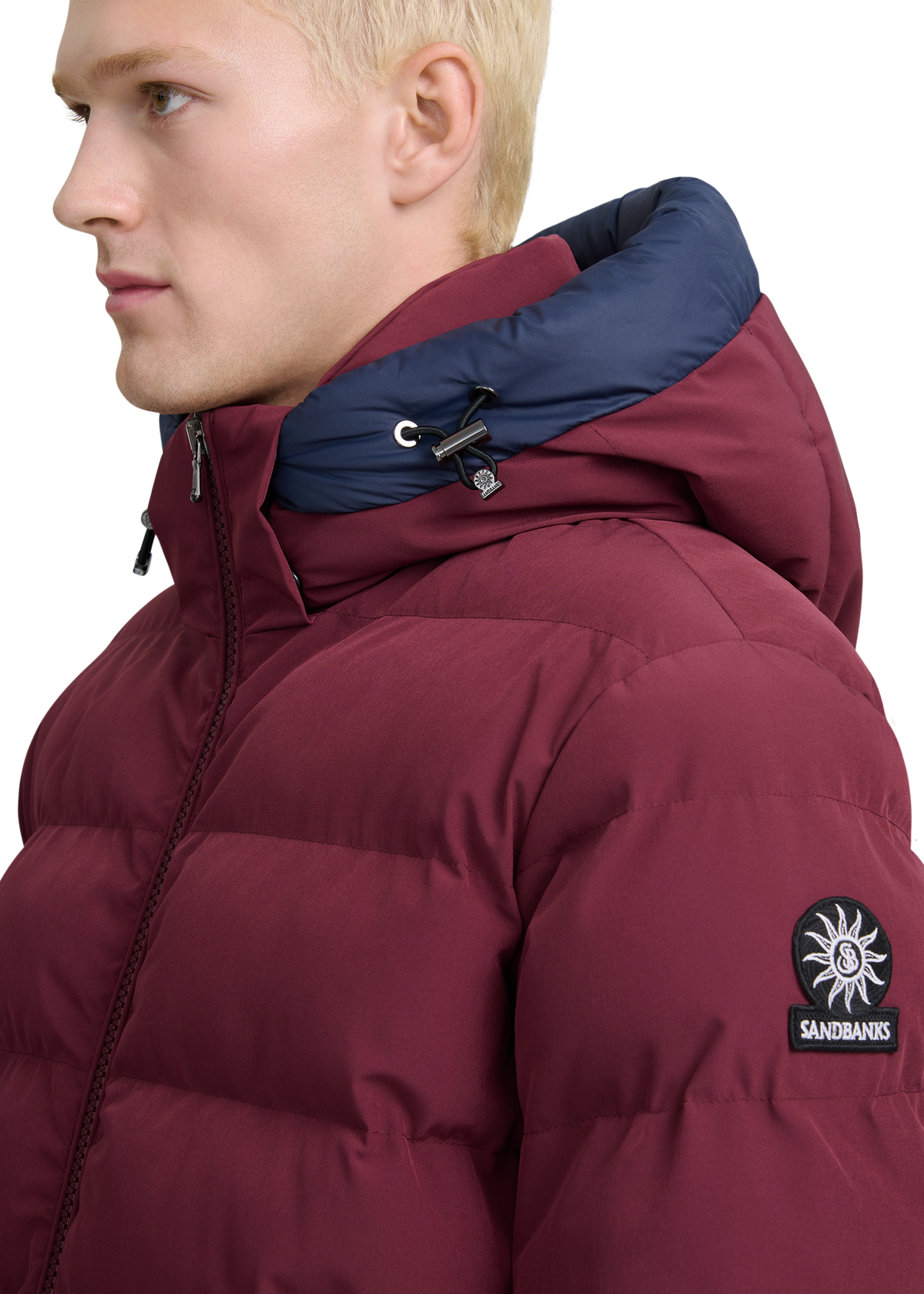 Sandbanks Banks Puffer Jacket - Port