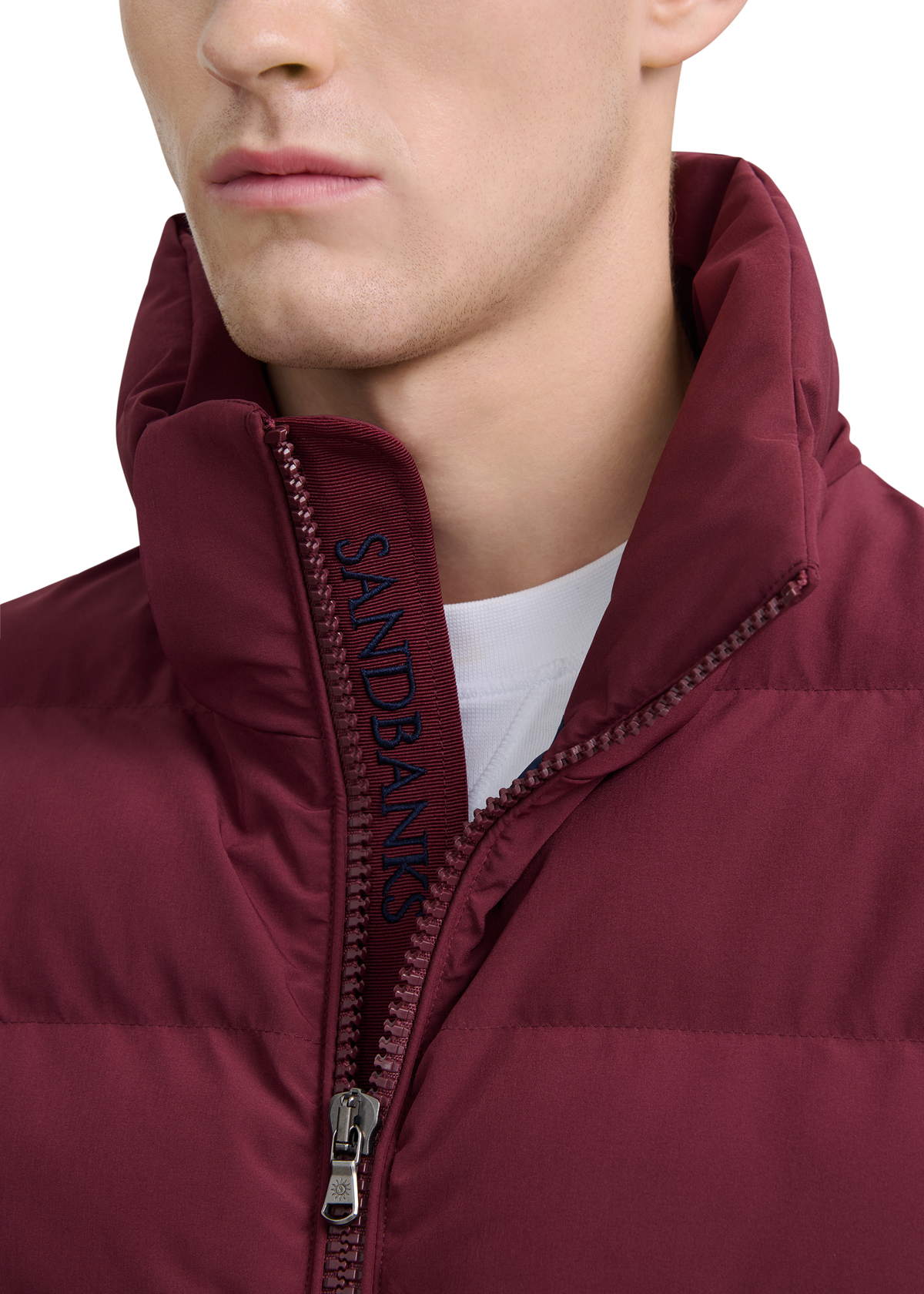 Sandbanks Banks Puffer Jacket - Port