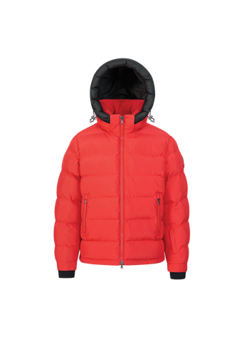 Sandbanks Banks Puffer Jacket - Red