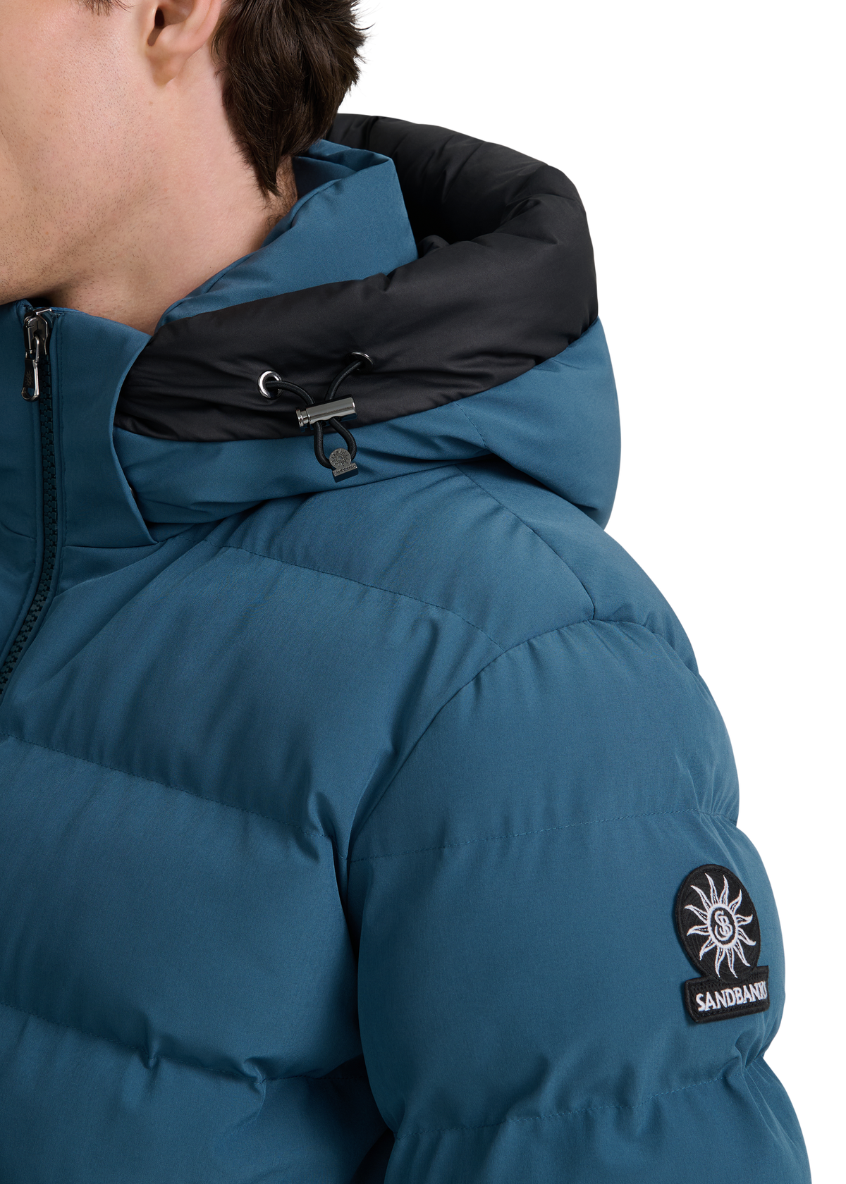 Sandbanks Banks Puffer Jacket - Teal