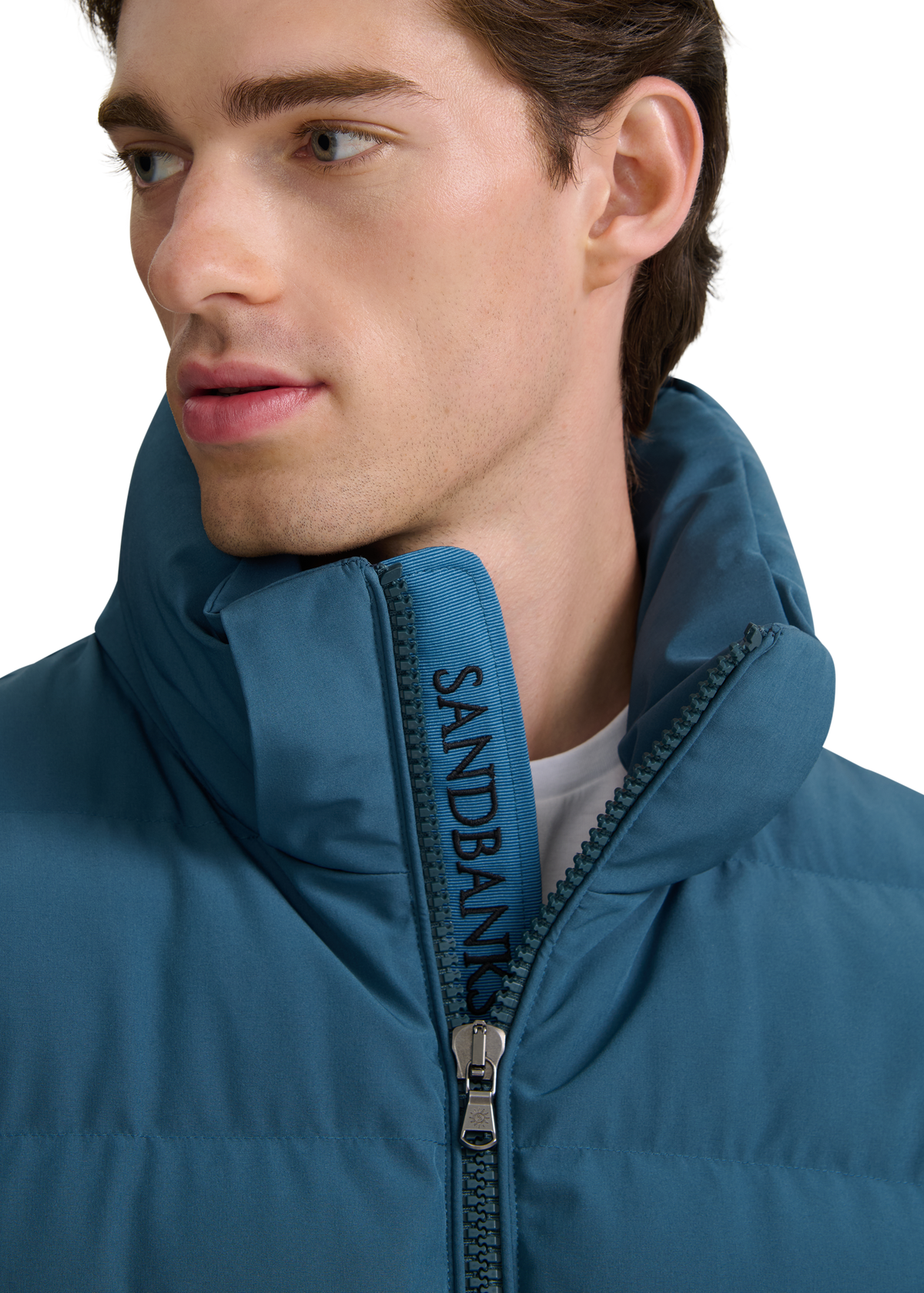 Sandbanks Banks Puffer Jacket - Teal