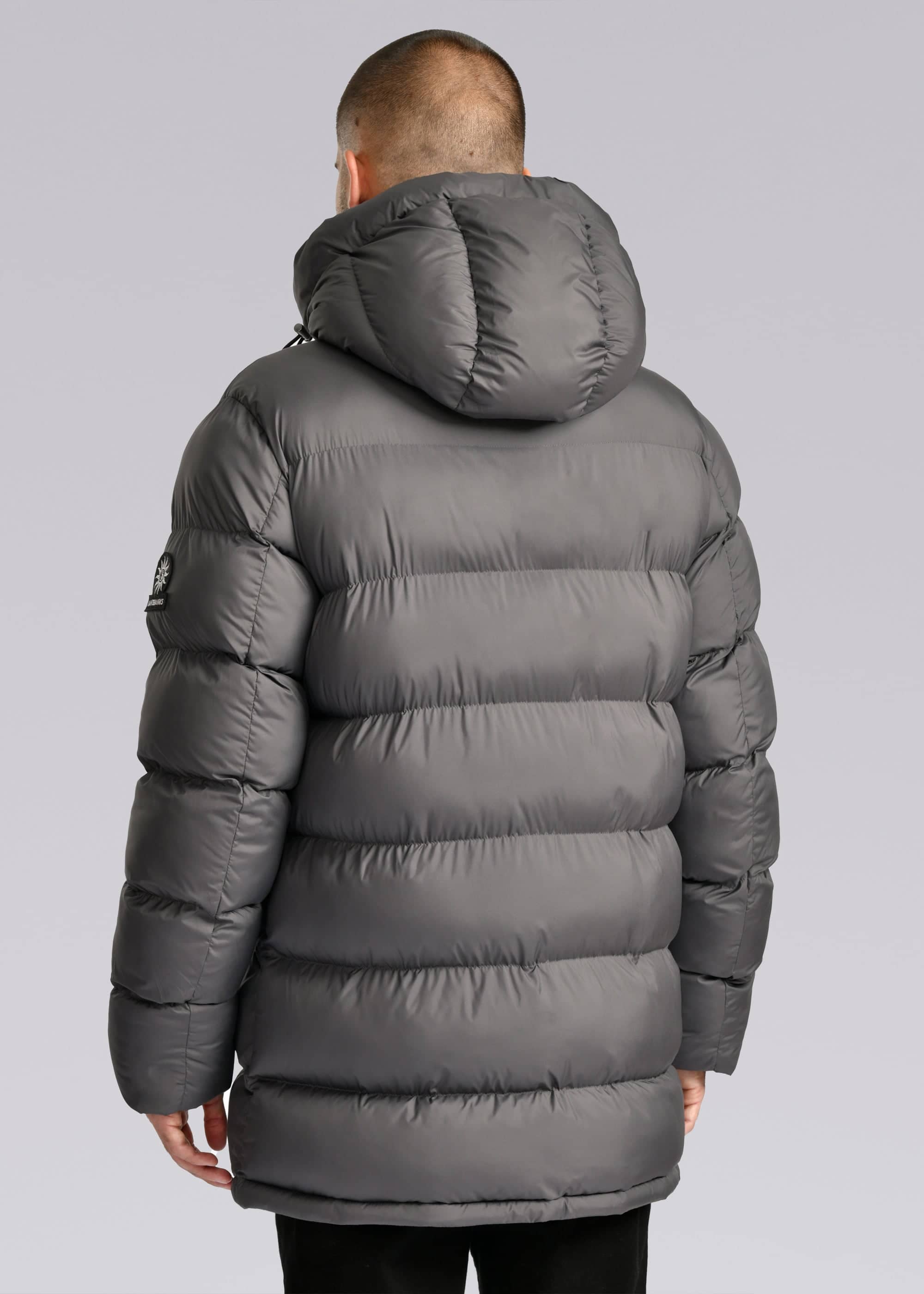 Sandbanks Ravine Mid Puffer Jacket - Charcoal - Sandbanks
