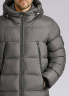 Sandbanks Ravine Mid Puffer Jacket - Charcoal - Sandbanks