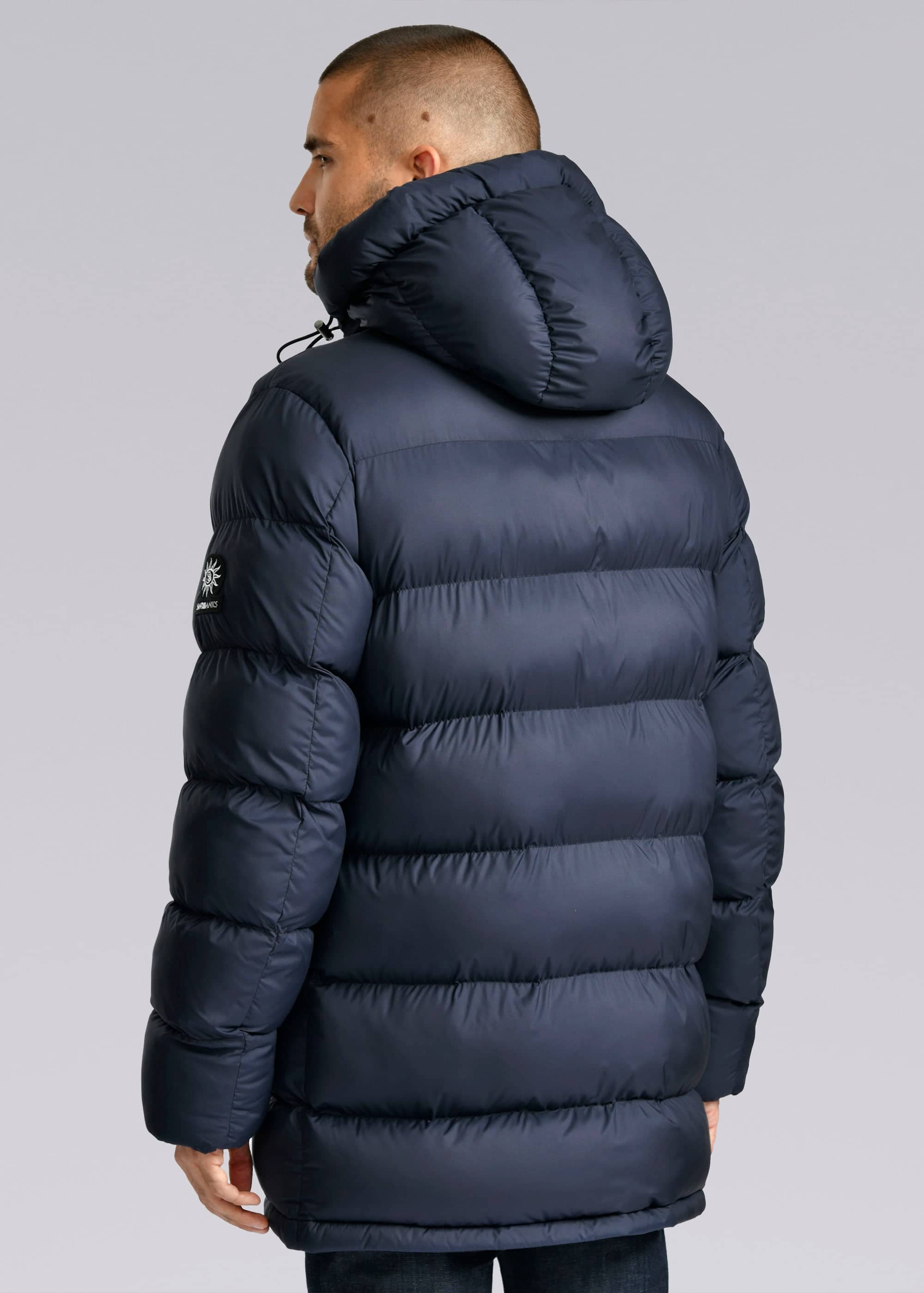 Sandbanks Ravine Mid Puffer Jacket - Navy - Sandbanks