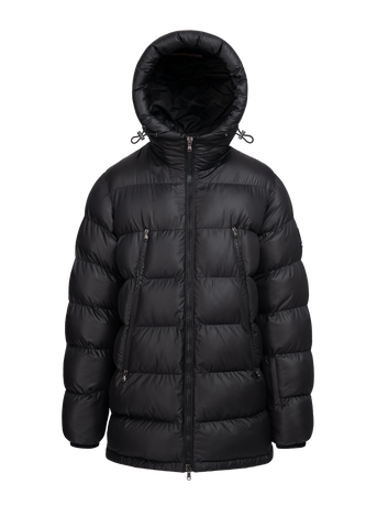 Sandbanks Ravine Mid Puffer Jacket - Black