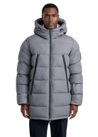 Sandbanks Ravine Mid Puffer Jacket - Charcoal