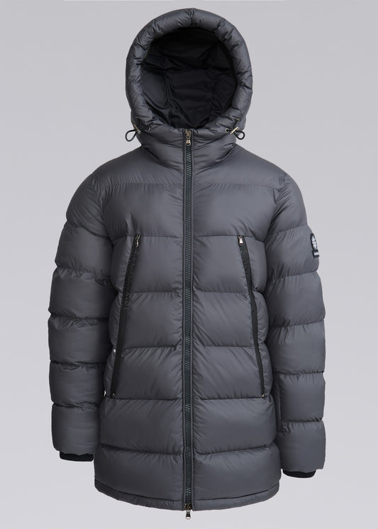 Sandbanks Ravine Mid Puffer Jacket - Charcoal