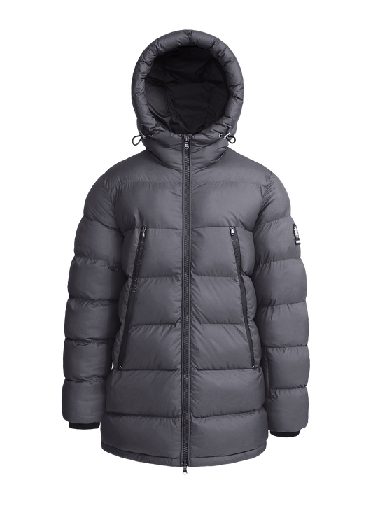 Sandbanks Ravine Mid Puffer Jacket - Charcoal