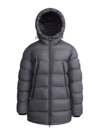 Sandbanks Ravine Mid Puffer Jacket - Charcoal - Sandbanks