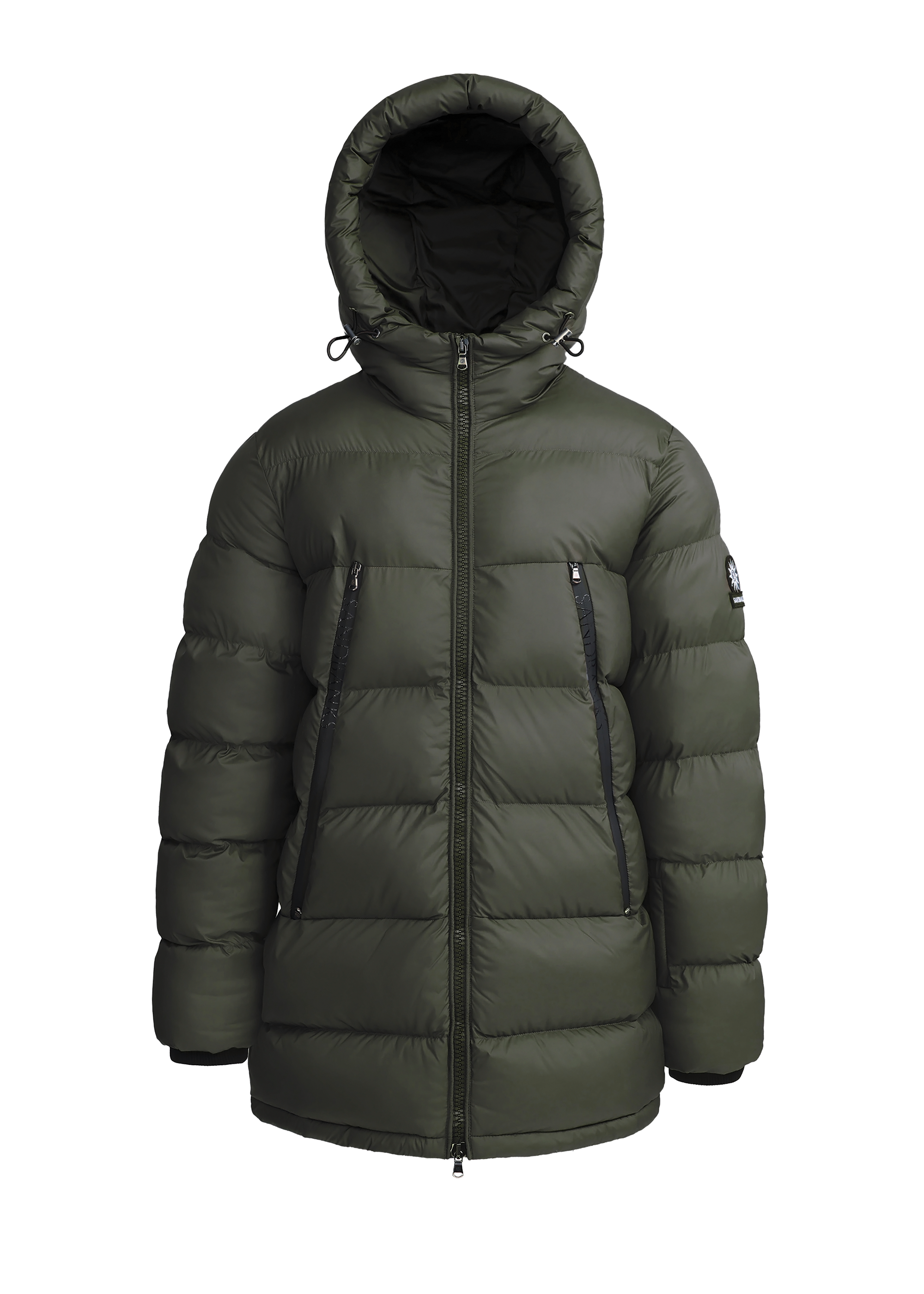 Sandbanks Ravine Mid Puffer Jacket - Khaki - Sandbanks