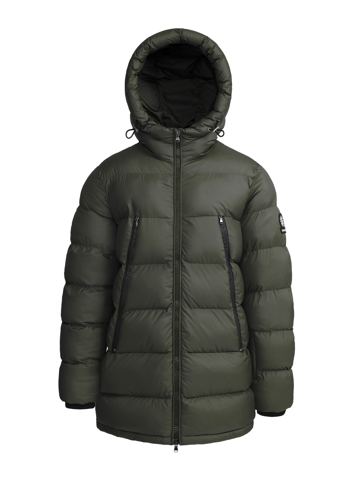 Sandbanks Ravine Mid Puffer Jacket - Khaki - Sandbanks