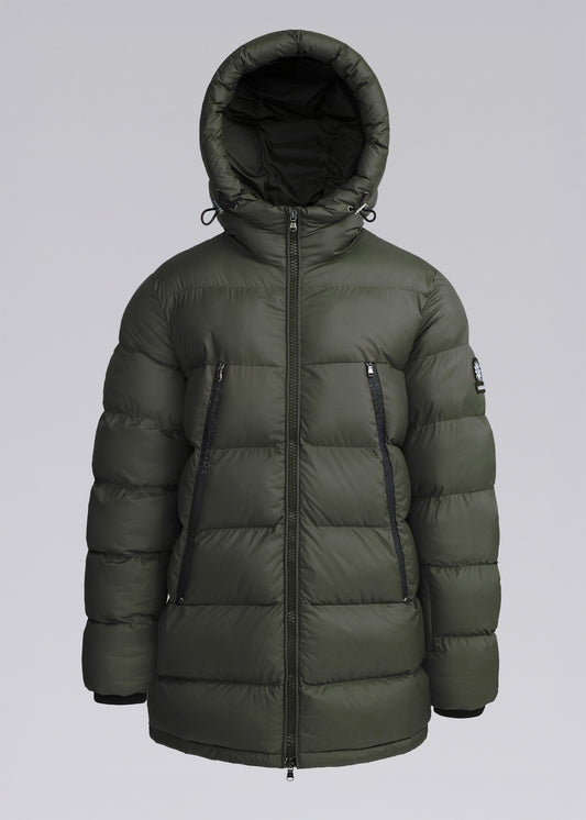 Sandbanks Ravine Mid Puffer Jacket - Khaki