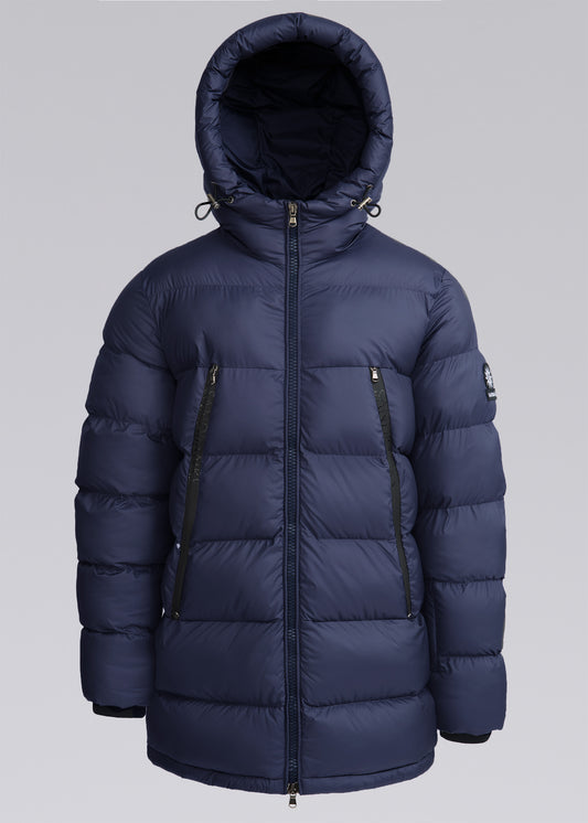 Sandbanks Ravine Mid Puffer Jacket - Navy