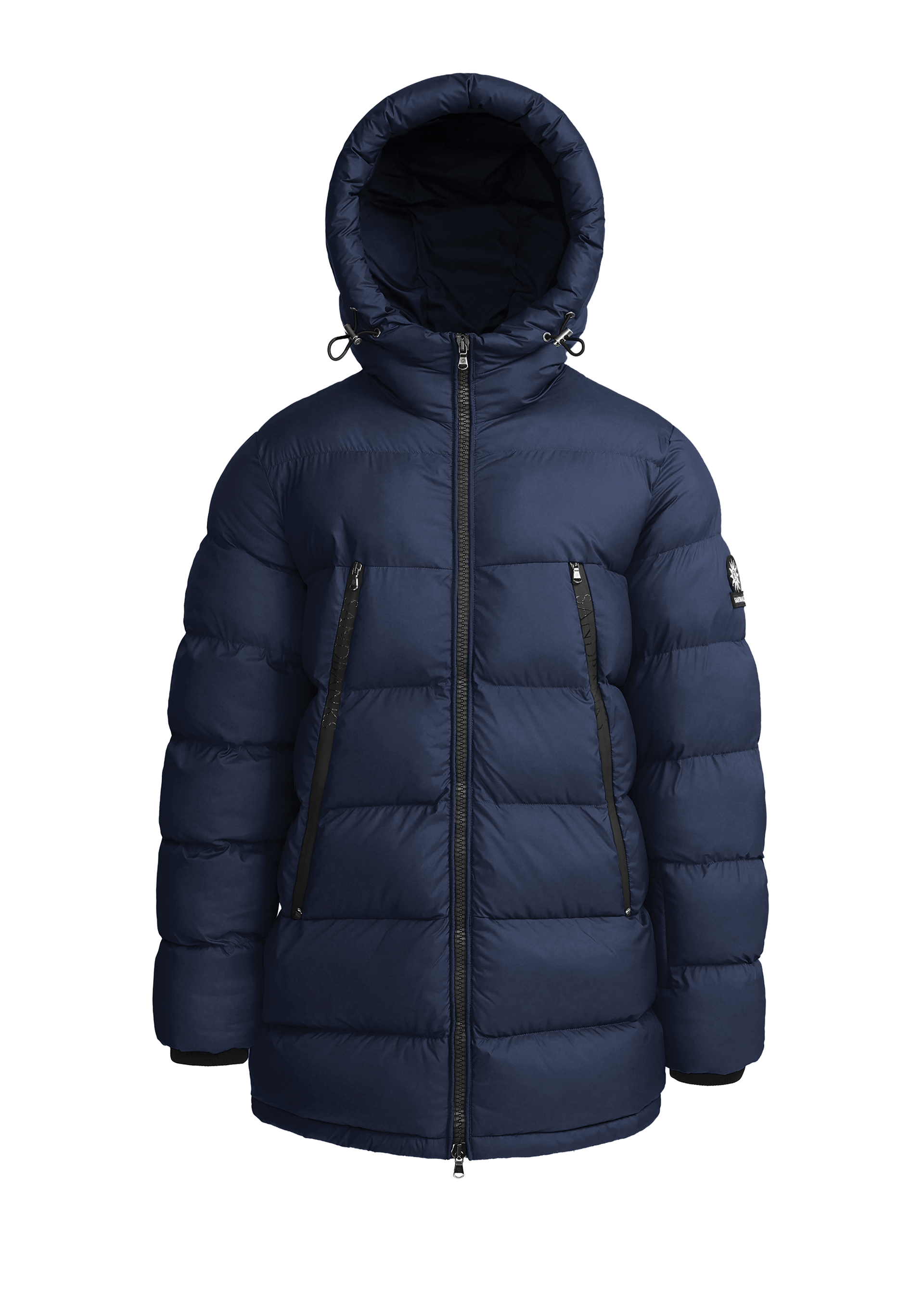 Sandbanks Ravine Mid Puffer Jacket - Navy Sandbanks Ravine Mid Puffer Jacket - Navy
