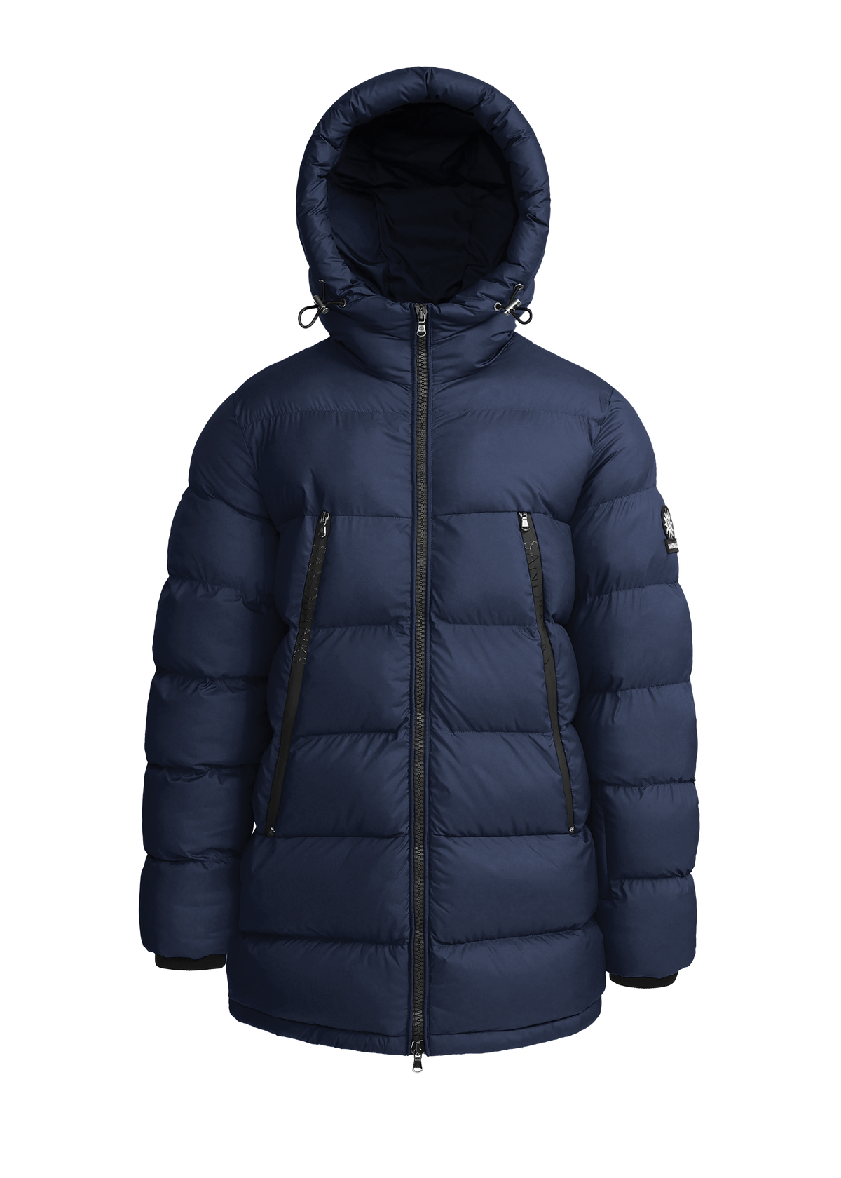 Sandbanks Ravine Mid Puffer Jacket - Navy - Sandbanks
