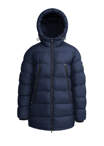 Sandbanks Ravine Mid Puffer Jacket - Navy - Sandbanks