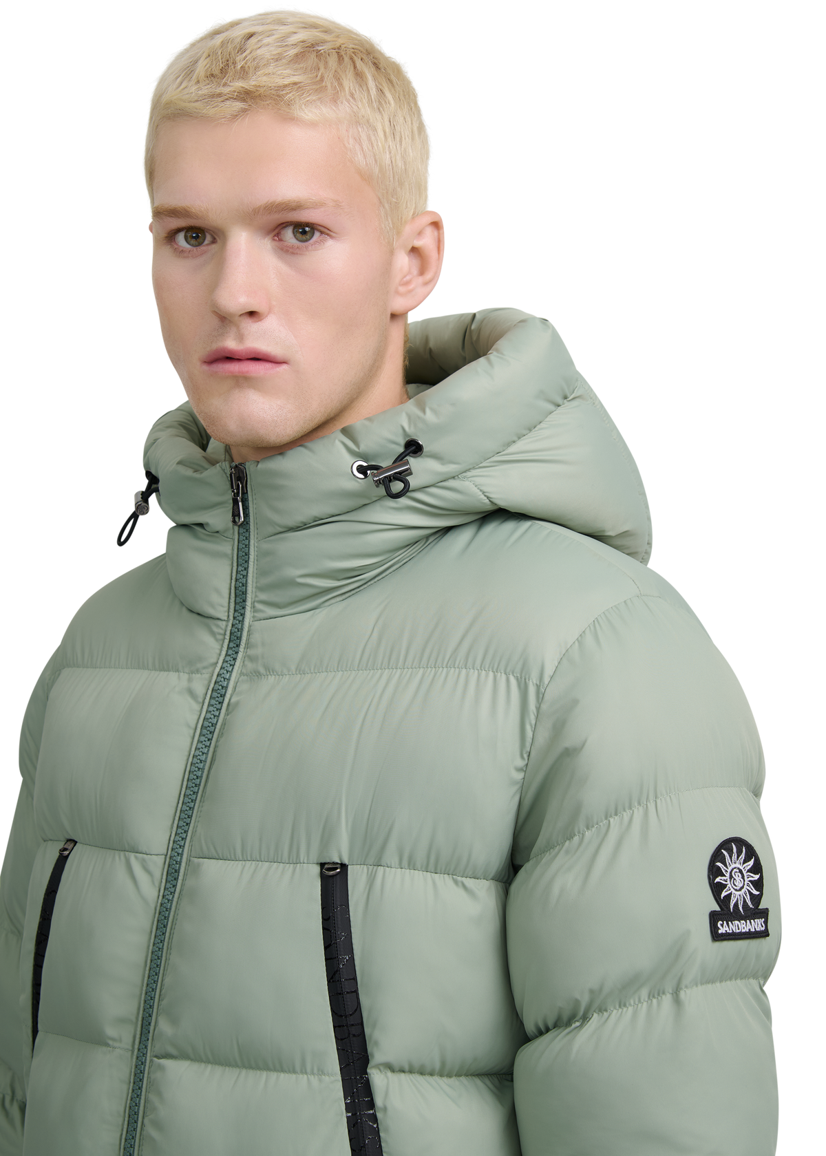 Sandbanks Ravine Mid Puffer Jacket - Sage