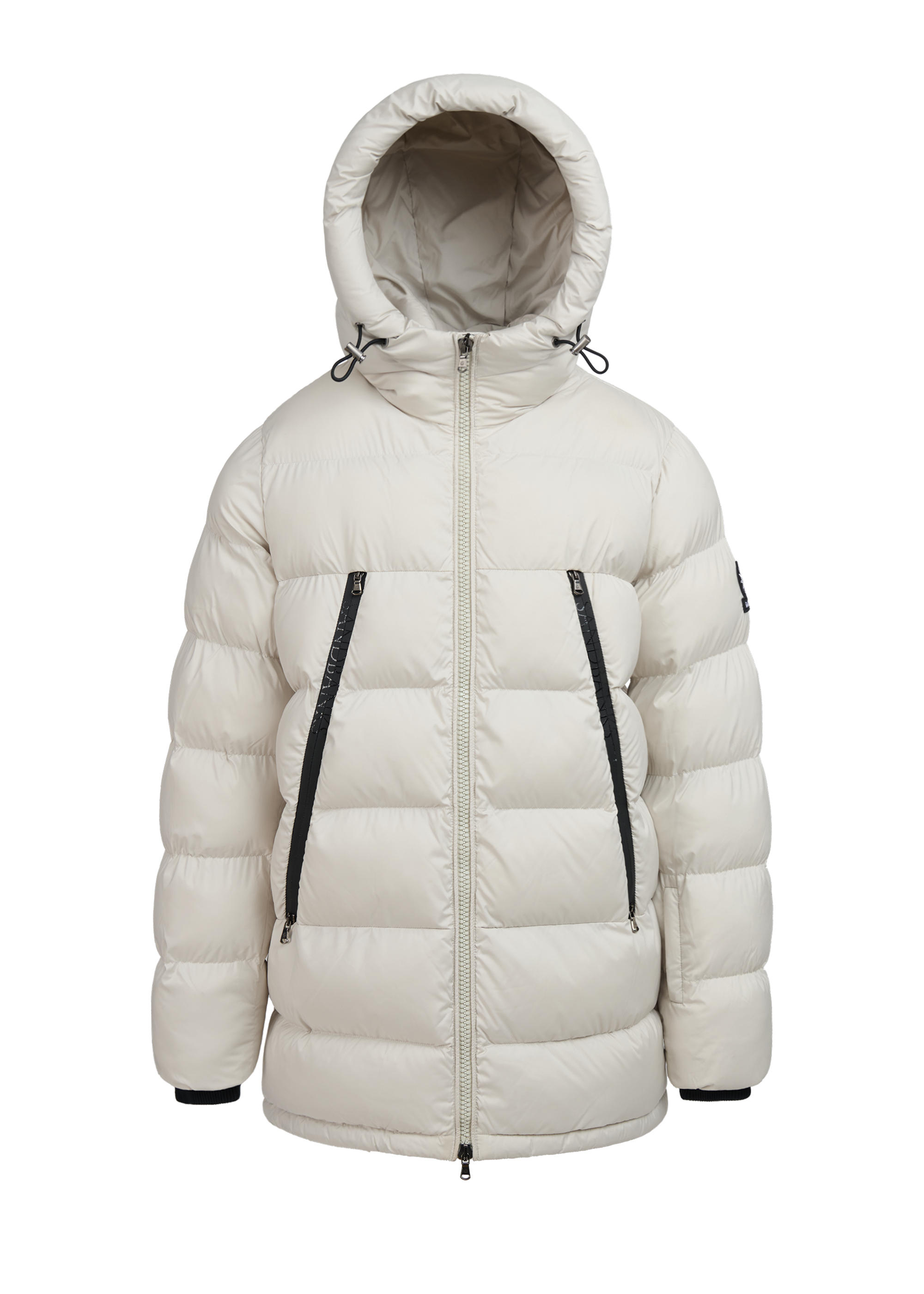 Sandbanks Ravine Mid Puffer Jacket - Stone - Sandbanks