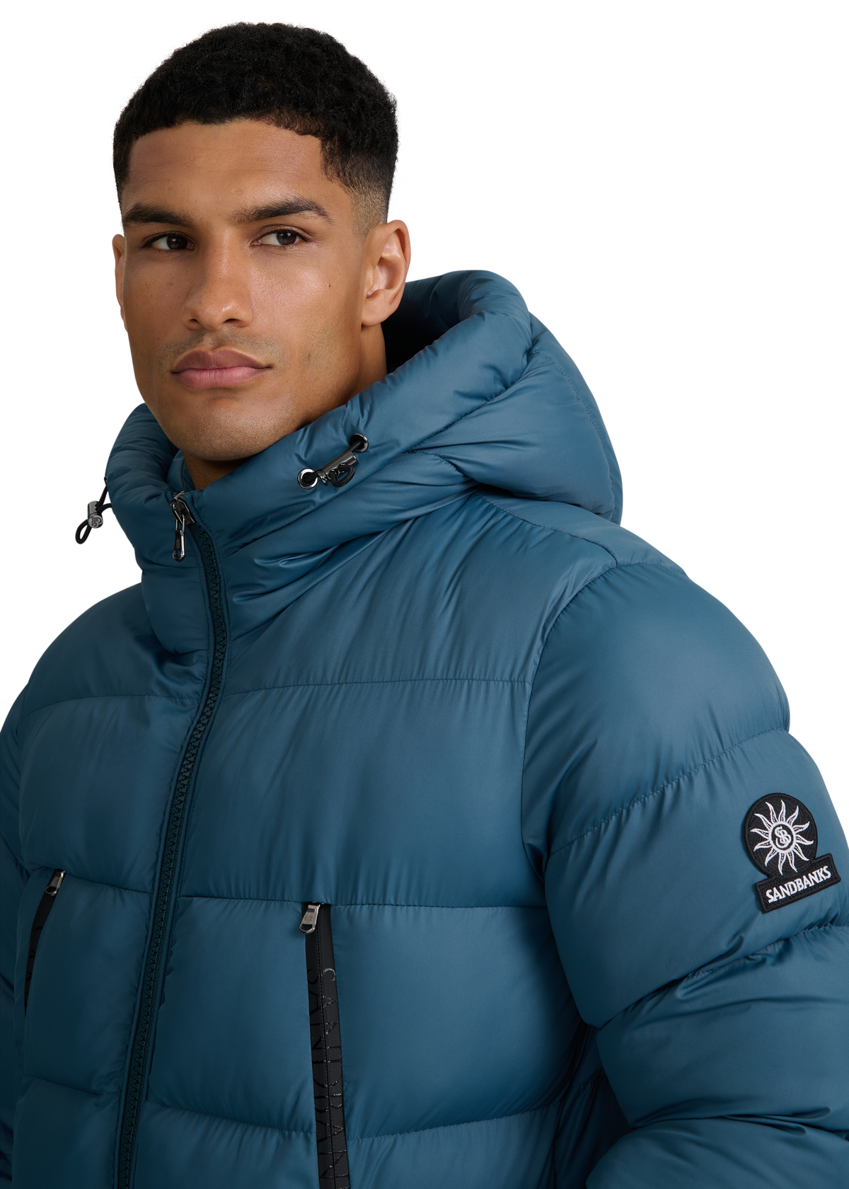 Sandbanks Ravine Mid Puffer Jacket - Teal