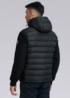 Sandbanks Outlander Polar Fleece Hooded Hybrid Jacket - Black - Sandbanks