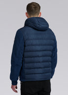 Sandbanks Outlander Polar Fleece Hooded Hybrid Jacket - Navy - Sandbanks