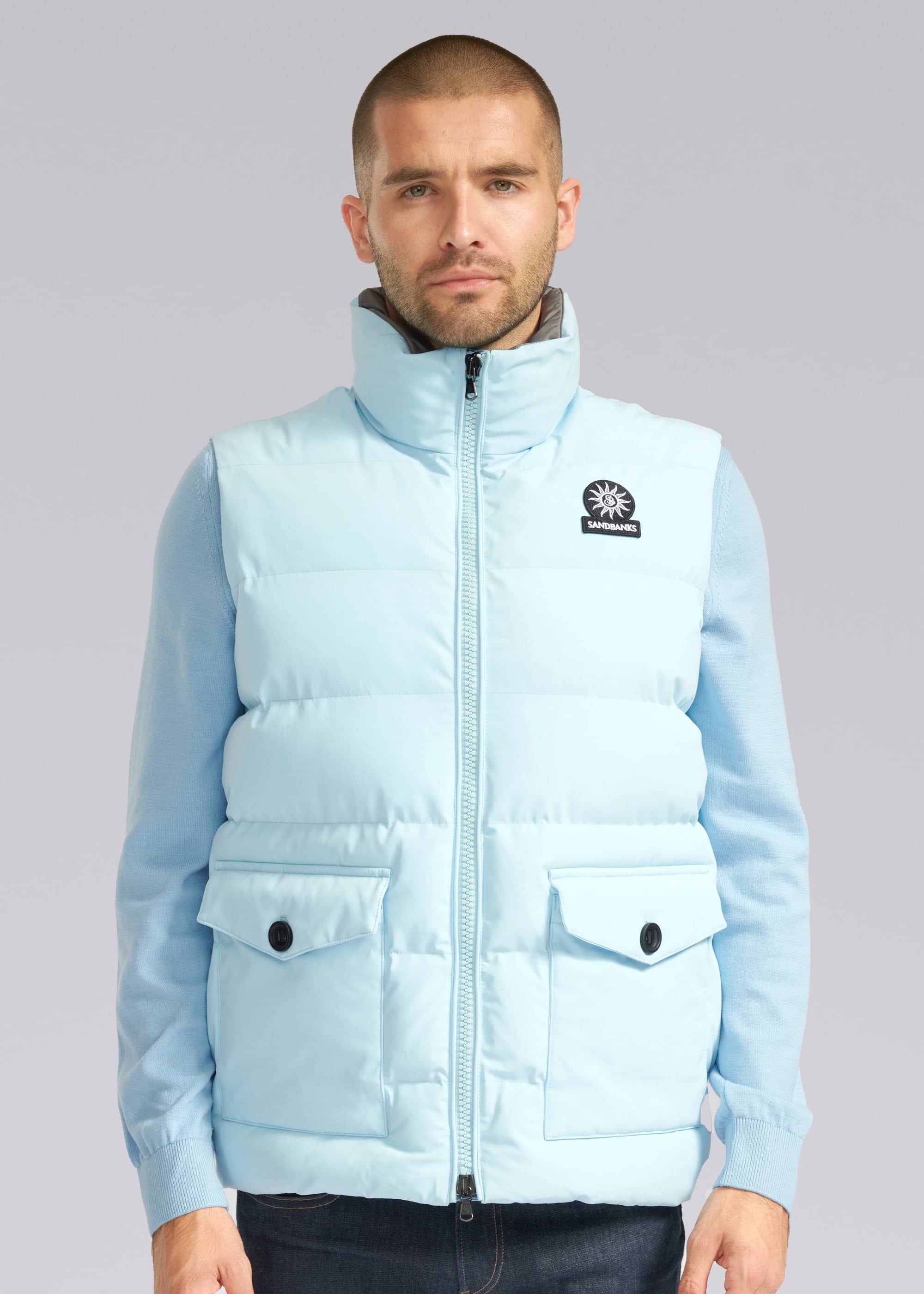 Sandbanks Explorer Gilet - Crystal Blue - Sandbanks