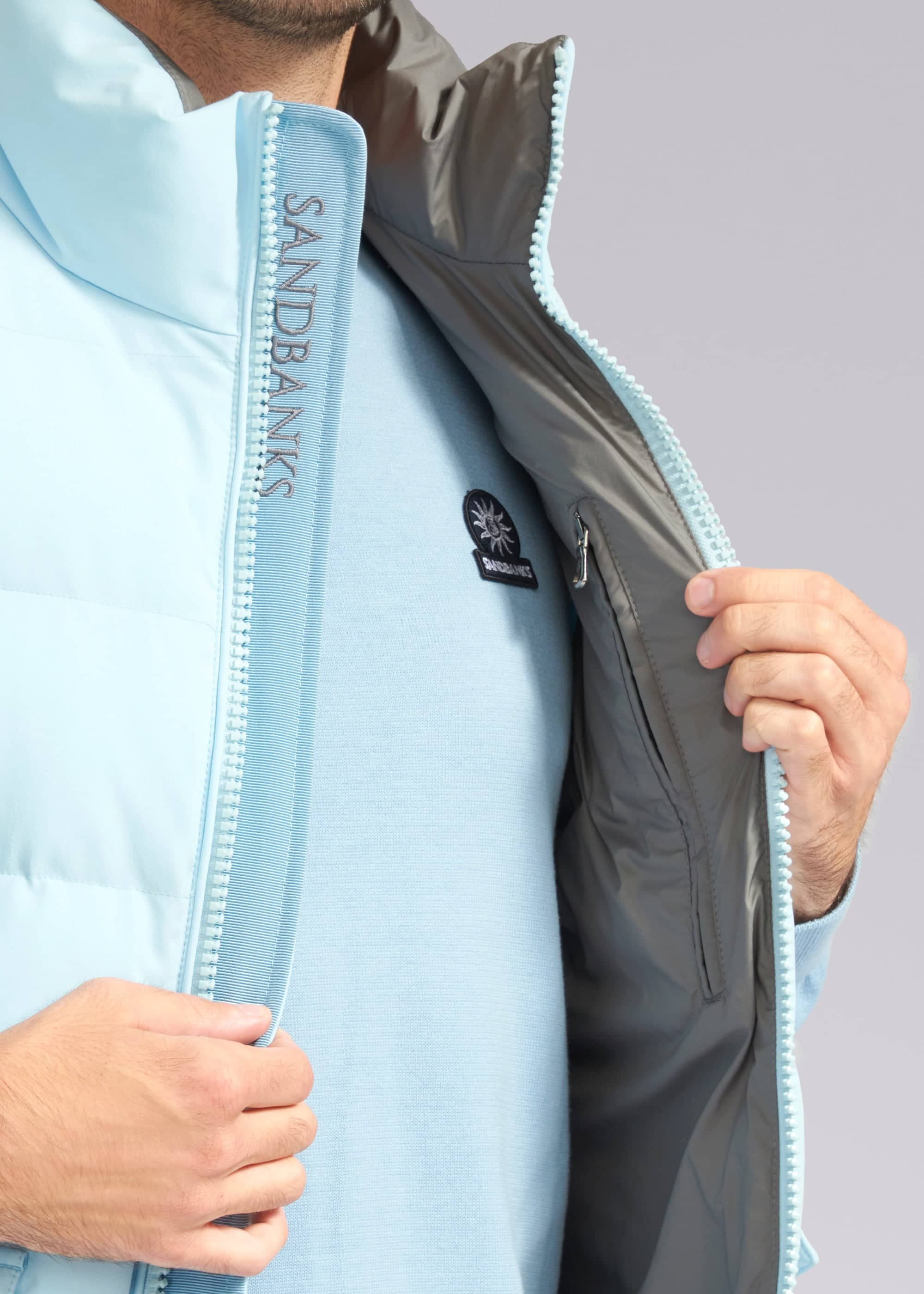 Sandbanks Explorer Gilet - Crystal Blue - Sandbanks