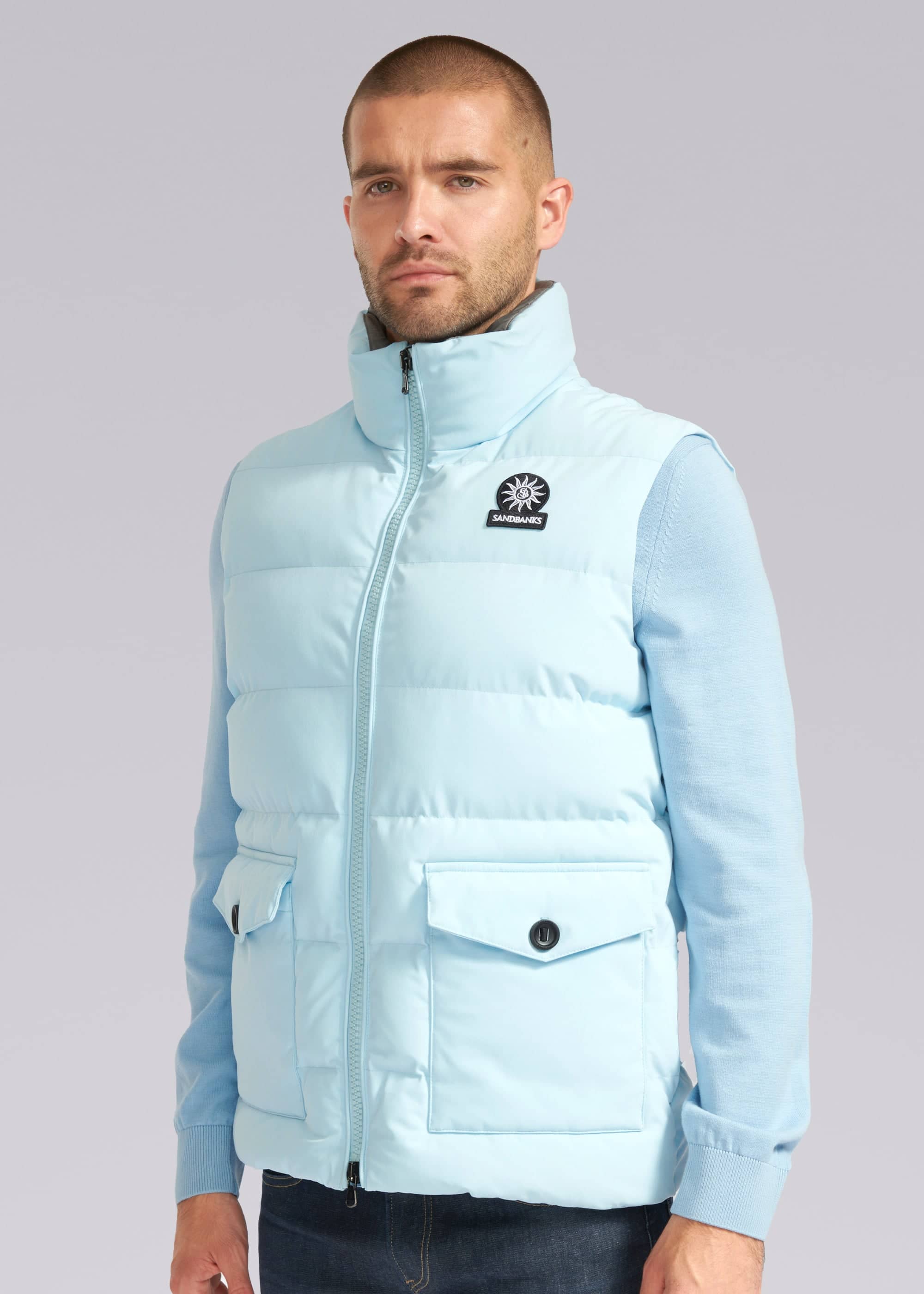 Sandbanks Explorer Gilet - Crystal Blue - Sandbanks