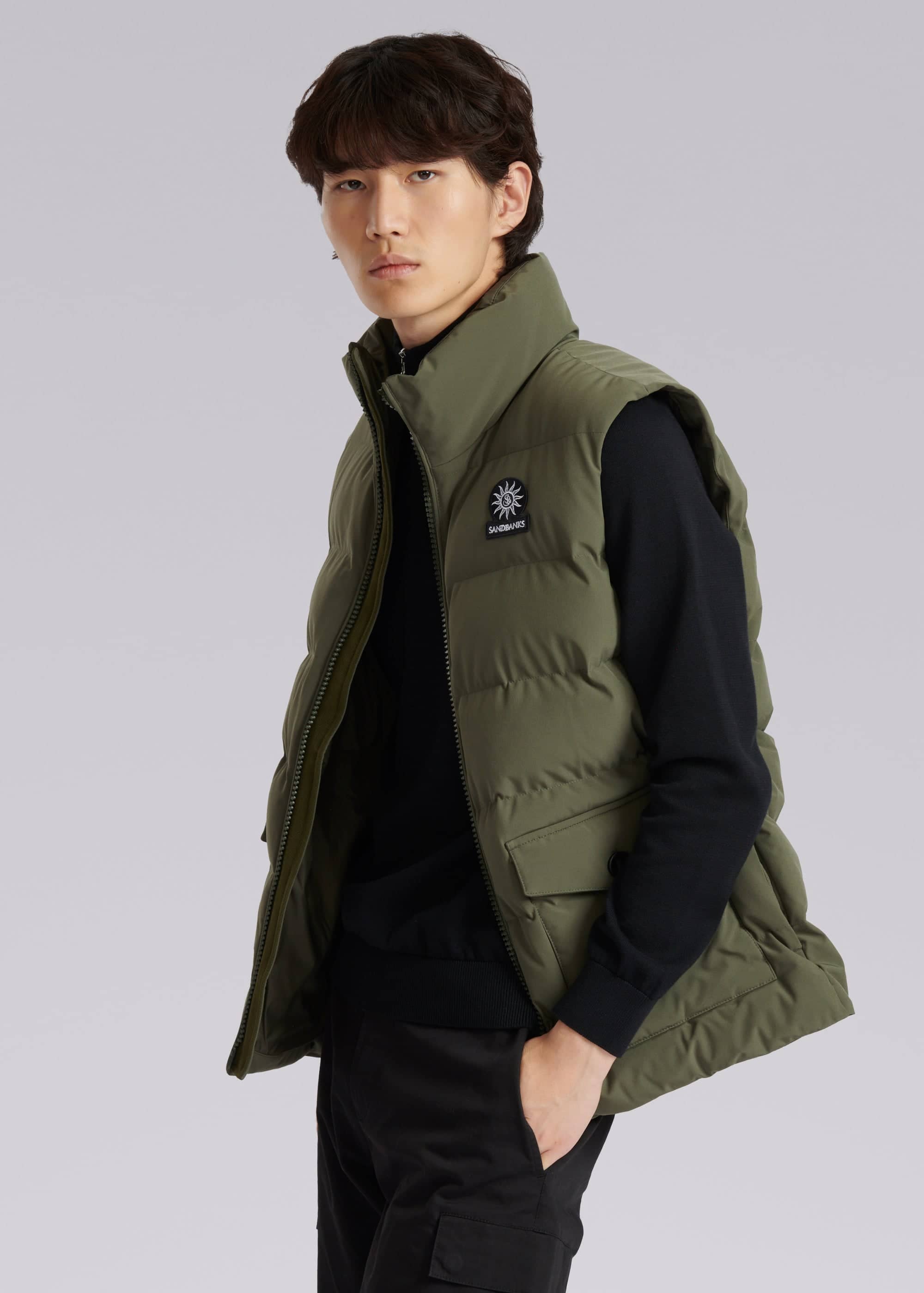 Sandbanks Explorer Gilet - Khaki - Sandbanks